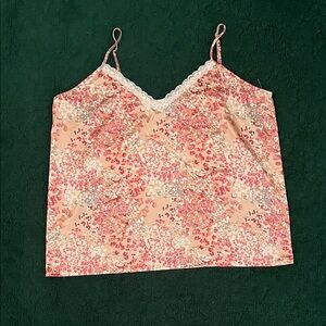 Rachel Zoe Pink Floral Camisole